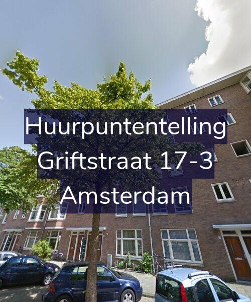 Foto gevel Huurpuntentelling voor Griftstraat 17-3, Amsterdam