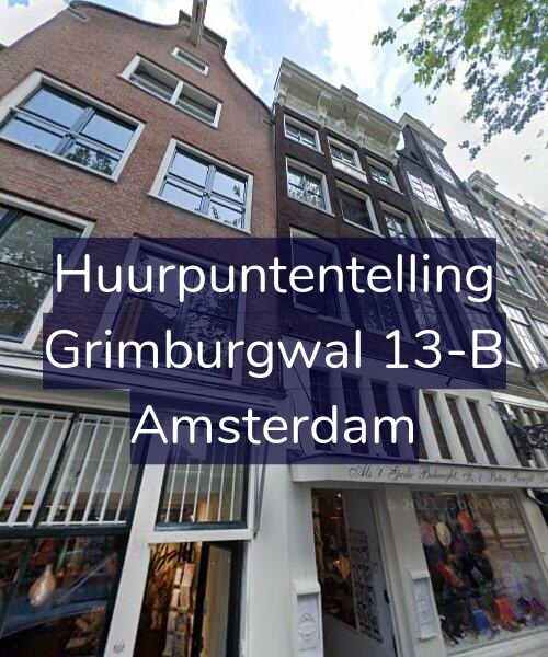 Foto gevel Huurpuntentelling voor Grimburgwal 13-B, Amsterdam