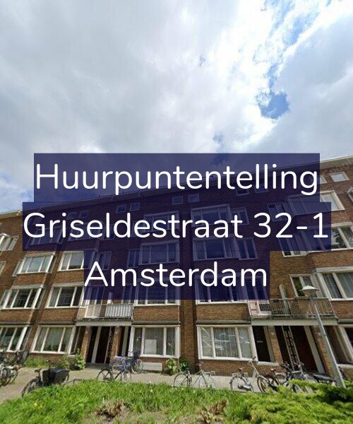 Foto gevel Huurpuntentelling voor Griseldestraat 32-1, Amsterdam