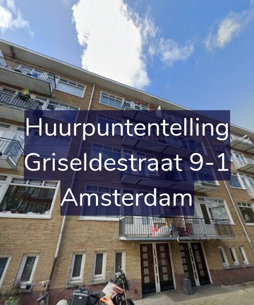Foto gevel Huurpuntentelling voor Griseldestraat 9-1, Amsterdam