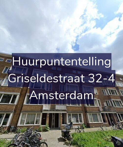 Foto gevel Huurpuntentelling voor Griseldestraat 32-4, Amsterdam