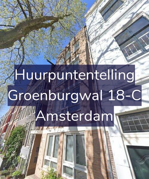 Foto gevel Huurpuntentelling voor Groenburgwal 18-C, Amsterdam