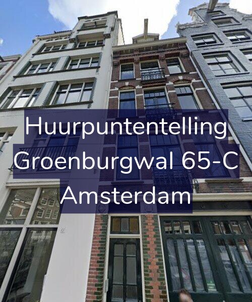 Foto gevel Huurpuntentelling voor Groenburgwal 65-C, Amsterdam