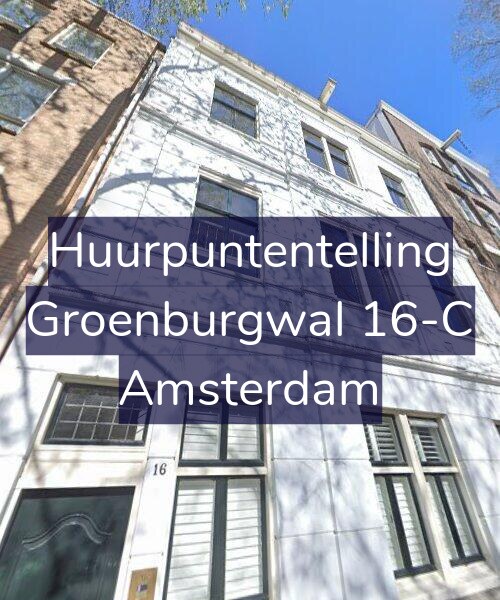 Foto gevel Huurpuntentelling voor Groenburgwal 16-C, Amsterdam