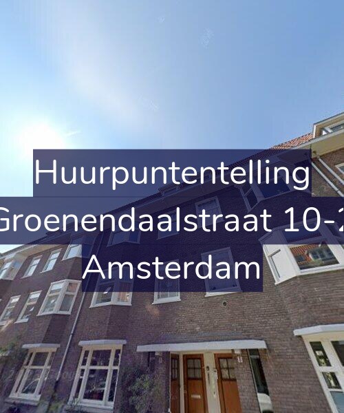 Foto gevel Huurpuntentelling voor Groenendaalstraat 10-2, Amsterdam