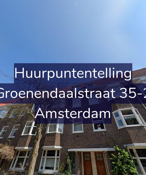 Foto gevel Huurpuntentelling voor Groenendaalstraat 35-2, Amsterdam