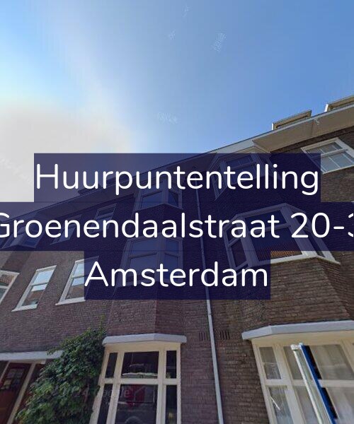 Foto gevel Huurpuntentelling voor Groenendaalstraat 20-3, Amsterdam