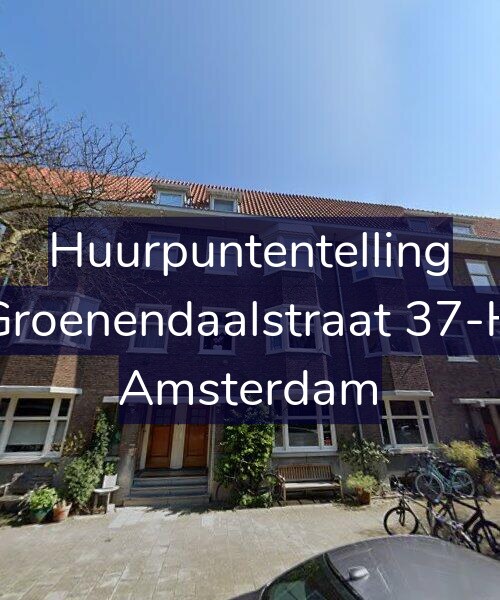 Foto gevel Huurpuntentelling voor Groenendaalstraat 37-H, Amsterdam
