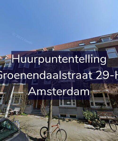 Foto gevel Huurpuntentelling voor Groenendaalstraat 29-H, Amsterdam