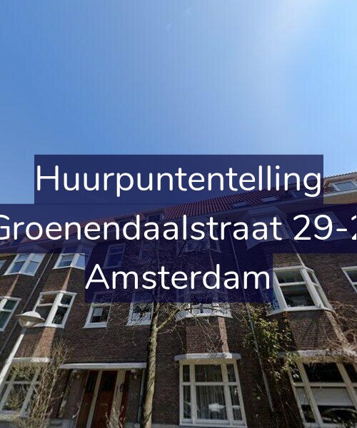 Foto gevel Huurpuntentelling voor Groenendaalstraat 29-2, Amsterdam