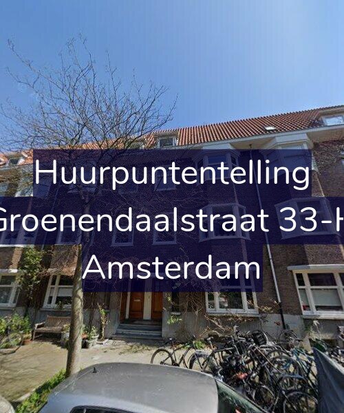 Foto gevel Huurpuntentelling voor Groenendaalstraat 33-H, Amsterdam