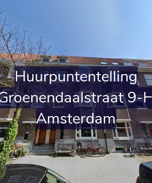 Foto gevel Huurpuntentelling voor Groenendaalstraat 9-H, Amsterdam