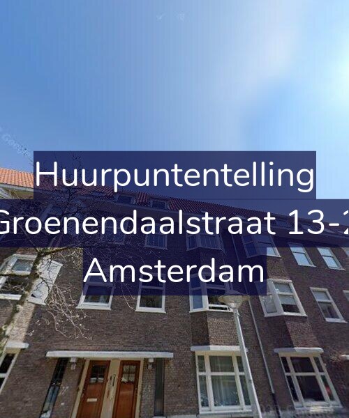 Foto gevel Huurpuntentelling voor Groenendaalstraat 13-2, Amsterdam