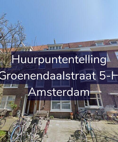 Foto gevel Huurpuntentelling voor Groenendaalstraat 5-H, Amsterdam