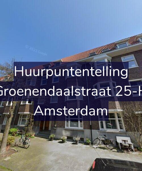 Foto gevel Huurpuntentelling voor Groenendaalstraat 25-H, Amsterdam