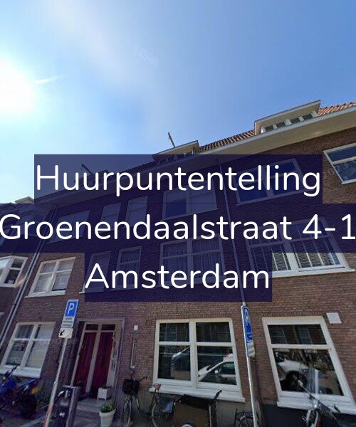 Foto gevel Huurpuntentelling voor Groenendaalstraat 4-1, Amsterdam