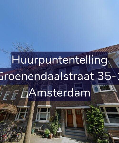 Foto gevel Huurpuntentelling voor Groenendaalstraat 35-1, Amsterdam