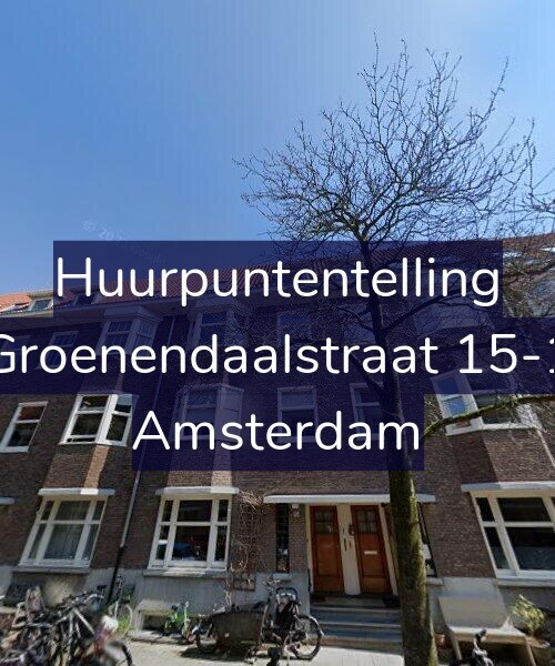 Foto gevel Huurpuntentelling voor Groenendaalstraat 15-1, Amsterdam
