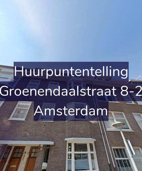 Foto gevel Huurpuntentelling voor Groenendaalstraat 8-2, Amsterdam
