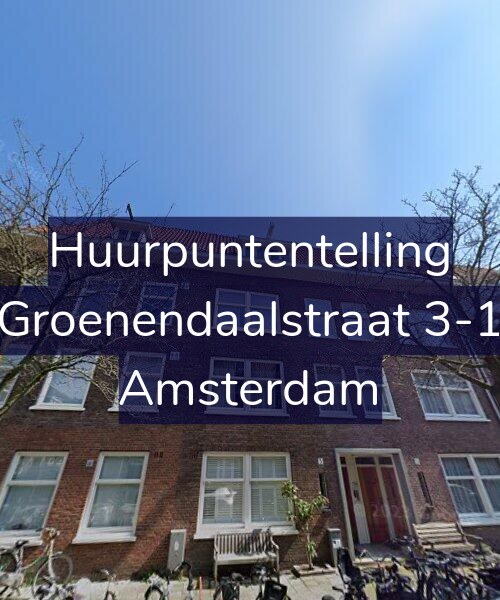 Foto gevel Huurpuntentelling voor Groenendaalstraat 3-1, Amsterdam