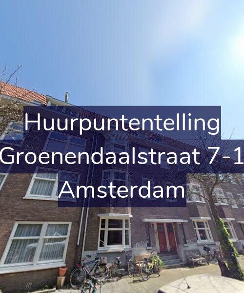 Foto gevel Huurpuntentelling voor Groenendaalstraat 7-1, Amsterdam