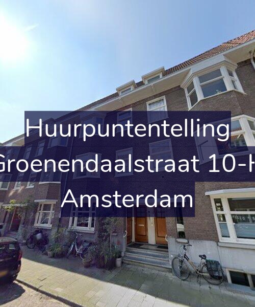 Foto gevel Huurpuntentelling voor Groenendaalstraat 10-H, Amsterdam