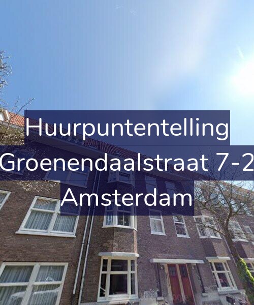Foto gevel Huurpuntentelling voor Groenendaalstraat 7-2, Amsterdam