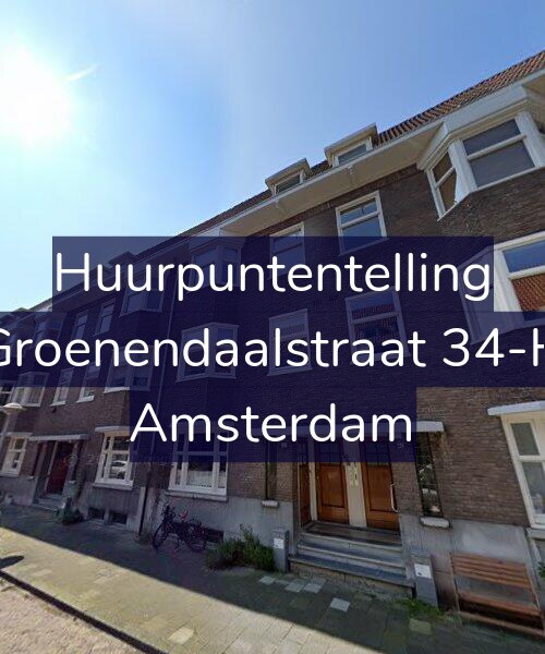Foto gevel Huurpuntentelling voor Groenendaalstraat 34-H, Amsterdam