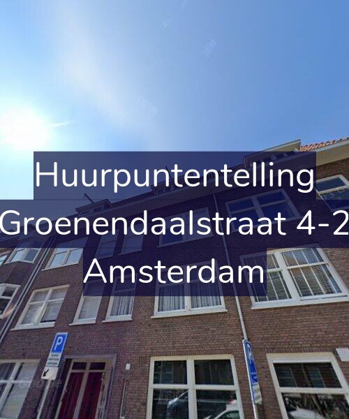 Foto gevel Huurpuntentelling voor Groenendaalstraat 4-2, Amsterdam