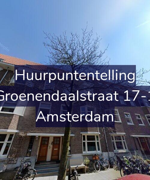 Foto gevel Huurpuntentelling voor Groenendaalstraat 17-1, Amsterdam