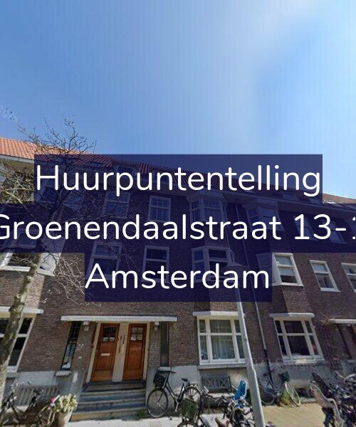 Foto gevel Huurpuntentelling voor Groenendaalstraat 13-1, Amsterdam
