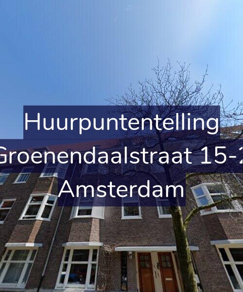 Foto gevel Huurpuntentelling voor Groenendaalstraat 15-2, Amsterdam