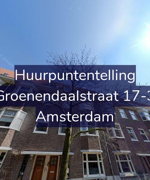 Foto gevel Huurpuntentelling voor Groenendaalstraat 17-3, Amsterdam