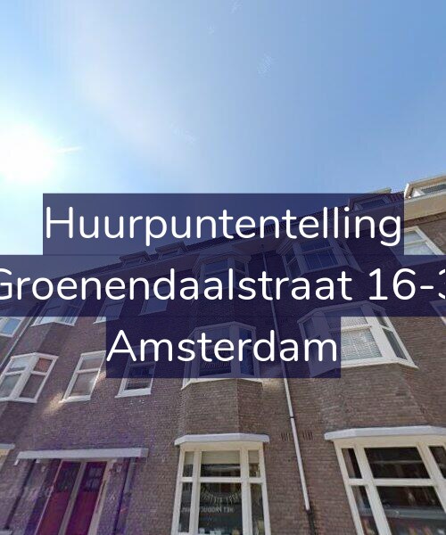 Foto gevel Huurpuntentelling voor Groenendaalstraat 16-3, Amsterdam