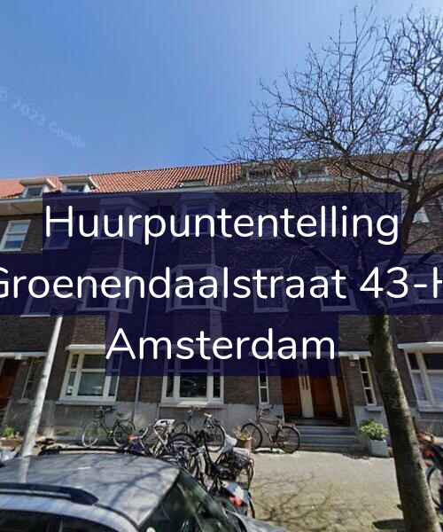 Foto gevel Huurpuntentelling voor Groenendaalstraat 43-H, Amsterdam