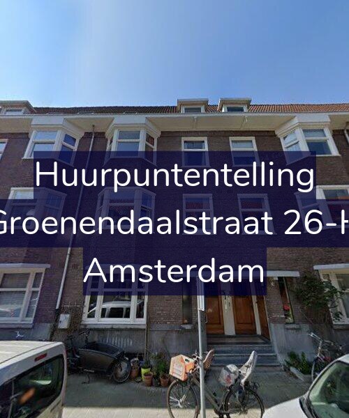 Foto gevel Huurpuntentelling voor Groenendaalstraat 26-H, Amsterdam