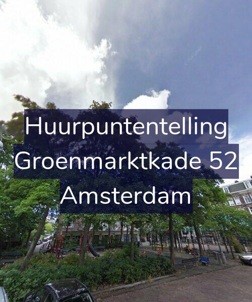 Foto gevel Huurpuntentelling voor Groenmarktkade 52, Amsterdam