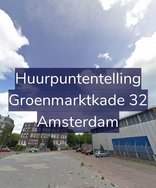 Foto gevel Huurpuntentelling voor Groenmarktkade 32, Amsterdam