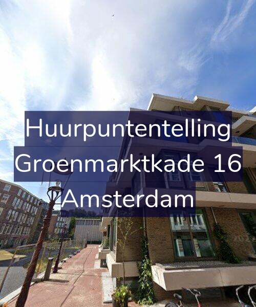 Foto gevel Huurpuntentelling voor Groenmarktkade 16, Amsterdam