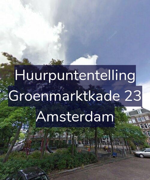 Foto gevel Huurpuntentelling voor Groenmarktkade 23, Amsterdam