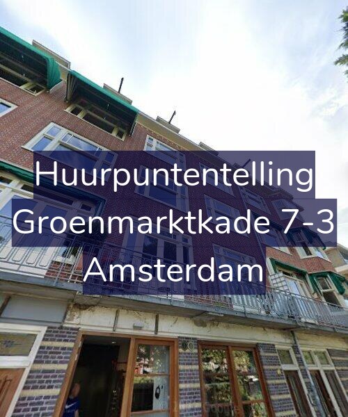 Foto gevel Huurpuntentelling voor Groenmarktkade 7-3, Amsterdam