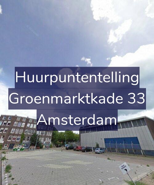 Foto gevel Huurpuntentelling voor Groenmarktkade 33, Amsterdam