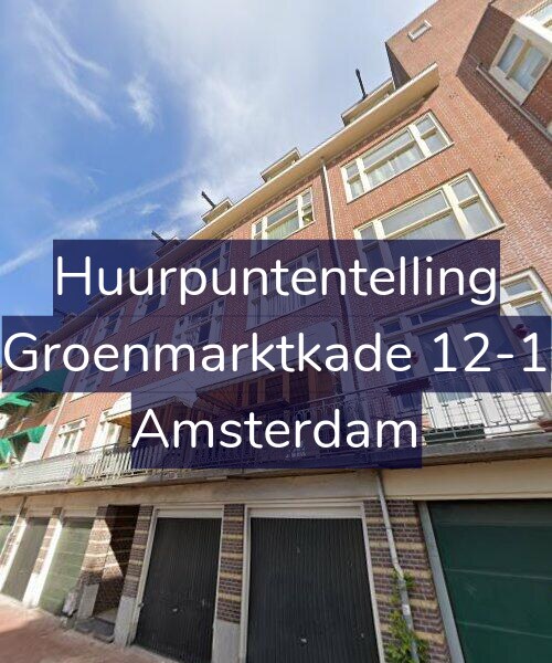 Foto gevel Huurpuntentelling voor Groenmarktkade 12-1, Amsterdam