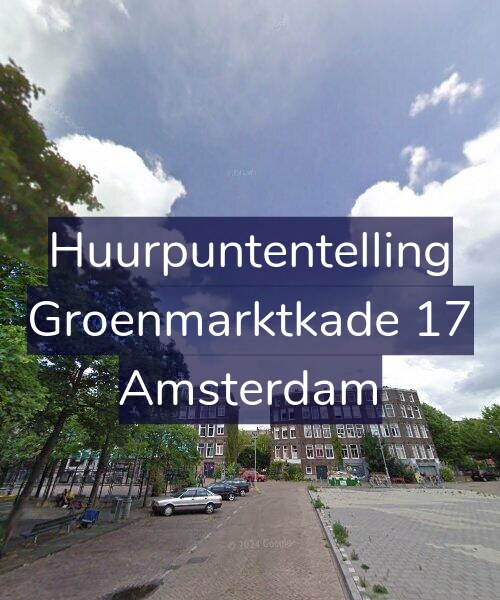 Foto gevel Huurpuntentelling voor Groenmarktkade 17, Amsterdam