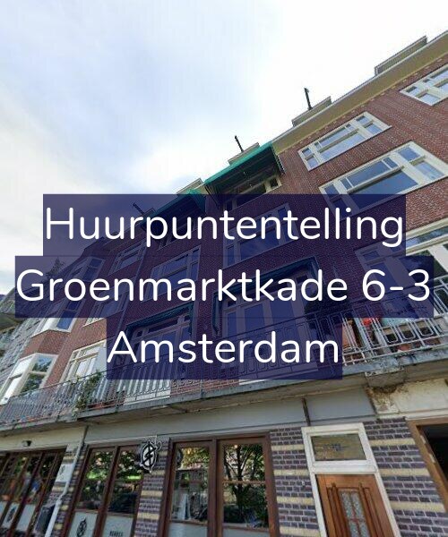Foto gevel Huurpuntentelling voor Groenmarktkade 6-3, Amsterdam