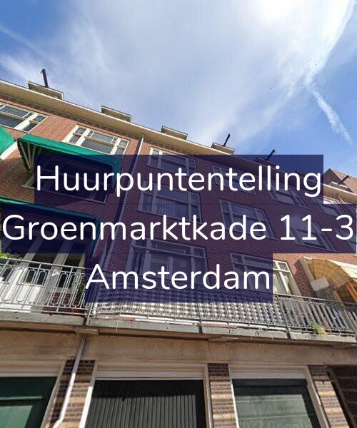 Foto gevel Huurpuntentelling voor Groenmarktkade 11-3, Amsterdam