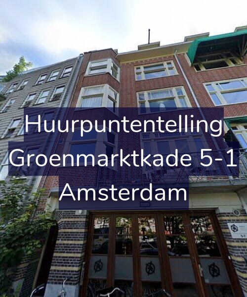 Foto gevel Huurpuntentelling voor Groenmarktkade 5-1, Amsterdam