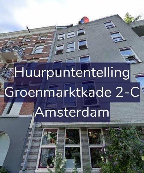 Foto gevel Huurpuntentelling voor Groenmarktkade 2-C, Amsterdam