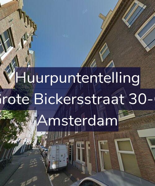 Foto gevel Huurpuntentelling voor Grote Bickersstraat 30-C, Amsterdam