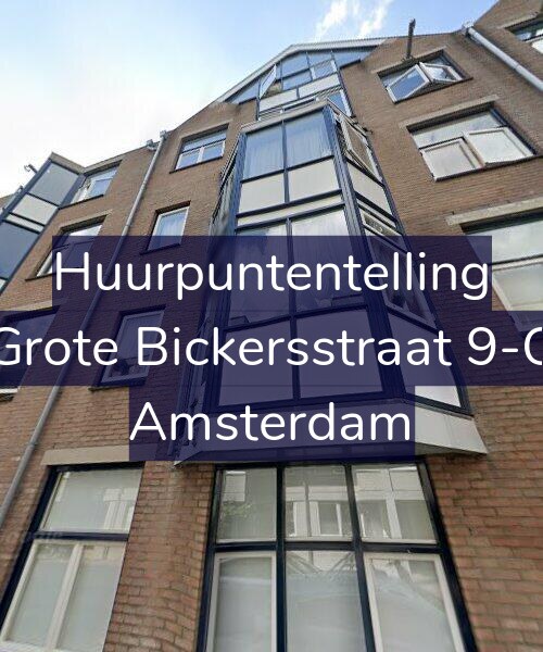 Foto gevel Huurpuntentelling voor Grote Bickersstraat 9-C, Amsterdam